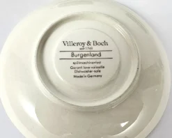 Pamono Green Burgenland Coffee and Tea Set in Porcelain from Villeroy & Boch, Germany, 1980s, Set of 13><noscript><img width=
