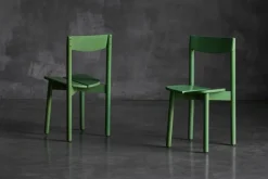 Clearance Pamono Green Coffee Bean Dining Chair by Pierre Gautier Delaye, France, 1965