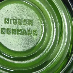 Pamono Green Glass Bowls from Nissen, Denmark, 1970s, Set of 6><noscript><img width=