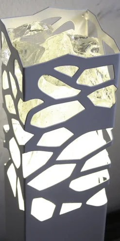 Pamono Green Glass Z1 Pillar Light by Stefan Traloc><noscript><img width=