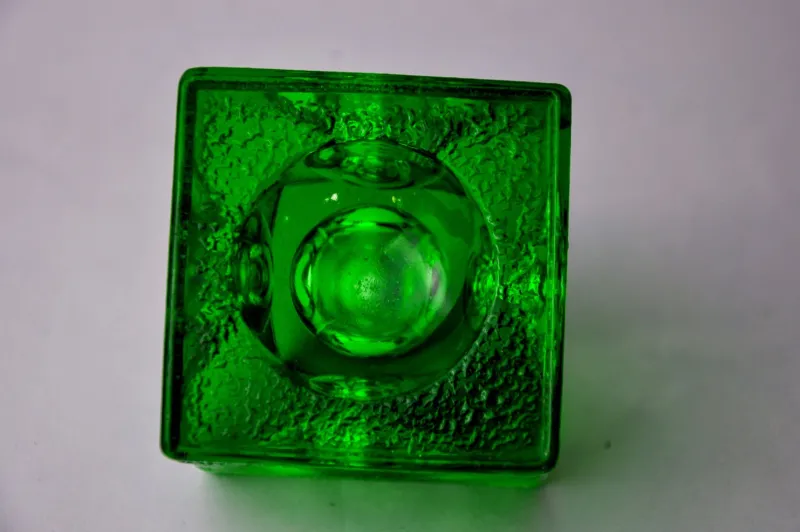 Sale Pamono Green Ice Cube Lighter in Murano Glass attributed to Antonio Imperatore, Italy, 1970s