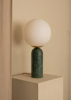 Discount Pamono Green Marble and Steel Atlas Table Lamp by Simone & Marcel