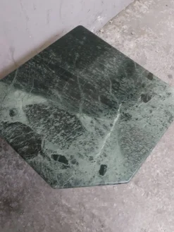 Pamono Green Marble Coffee Table, 1980s> Coffee & Side Tables