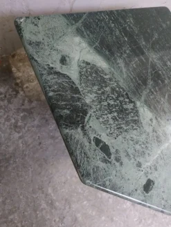 Pamono Green Marble Coffee Table, 1980s><noscript><img width=