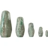 Pamono Green Matryoshka by Pete Pongsak, Set of 5> Decorative Objects