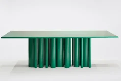Discount Pamono Green Matte Lacquer Dining Table by SoShiro
