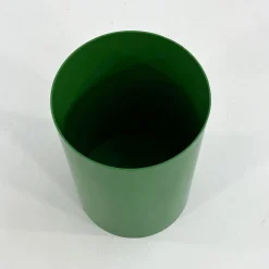 Pamono Green Model 4670 Waste Paper Bin by Gino Colombini for Kartell, 1970s> Trunks Crates & Baskets