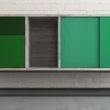 Pamono Green Real Sideboard by Studio Deusdara> Storage