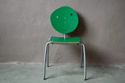Pamono Green Smiley Childrens Chair by Agatha Ruiz De La Prada for Amat-3> Children's Chairs