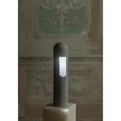 Pamono Grey Concrete Lamp by Rick Owens><noscript><img width=