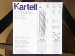 Pamono Grey Plastic & White Metal 4788 Freestanding Clothes Stand by Anna Castelli Ferrieri for Kartell, 1980s> Racks, Hooks & Valets