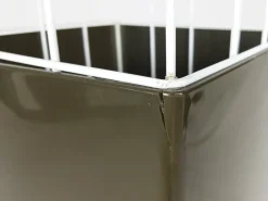 Pamono Grey Plastic & White Metal 4788 Freestanding Clothes Stand by Anna Castelli Ferrieri for Kartell, 1980s><noscript><img width=