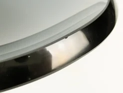 Pamono Grinded Smoked Glass Bowl attributed to Fontana Arte, 1960s><noscript><img width=