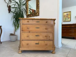 Outlet Pamono Gründerzeit Chest of 4 Drawers in Wood