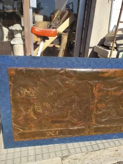 Pamono Grounded Painting on Copper Panels, The Four Seasons and the Zodiac Signs, Italy, 1970><noscript><img width=
