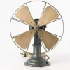 Pamono GU 11 Fork Fan by Prof. Peter Behrens for AEG Berlin, 1909, Germany