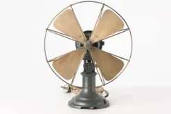 Pamono GU 11 Fork Fan by Prof. Peter Behrens for AEG Berlin, 1909, Germany