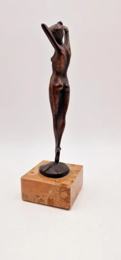 New Pamono Guido Mariani, Sculpture of Ballerina, 1950s, Bronze