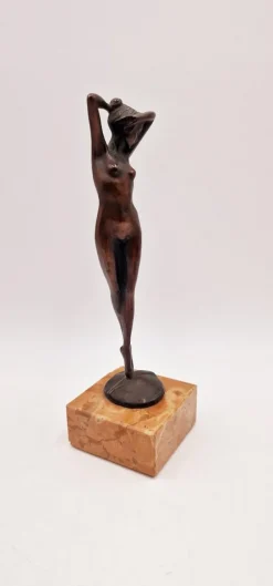 New Pamono Guido Mariani, Sculpture of Ballerina, 1950s, Bronze