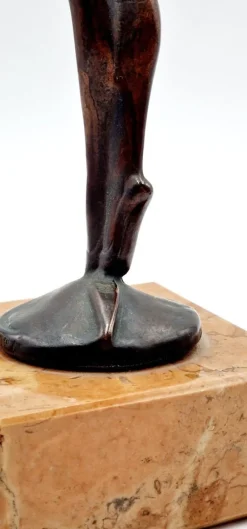 New Pamono Guido Mariani, Sculpture of Ballerina, 1950s, Bronze