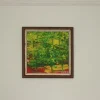 Pamono Gunnar Greiber, Trees, 1960s, Oil on Panel, Framed