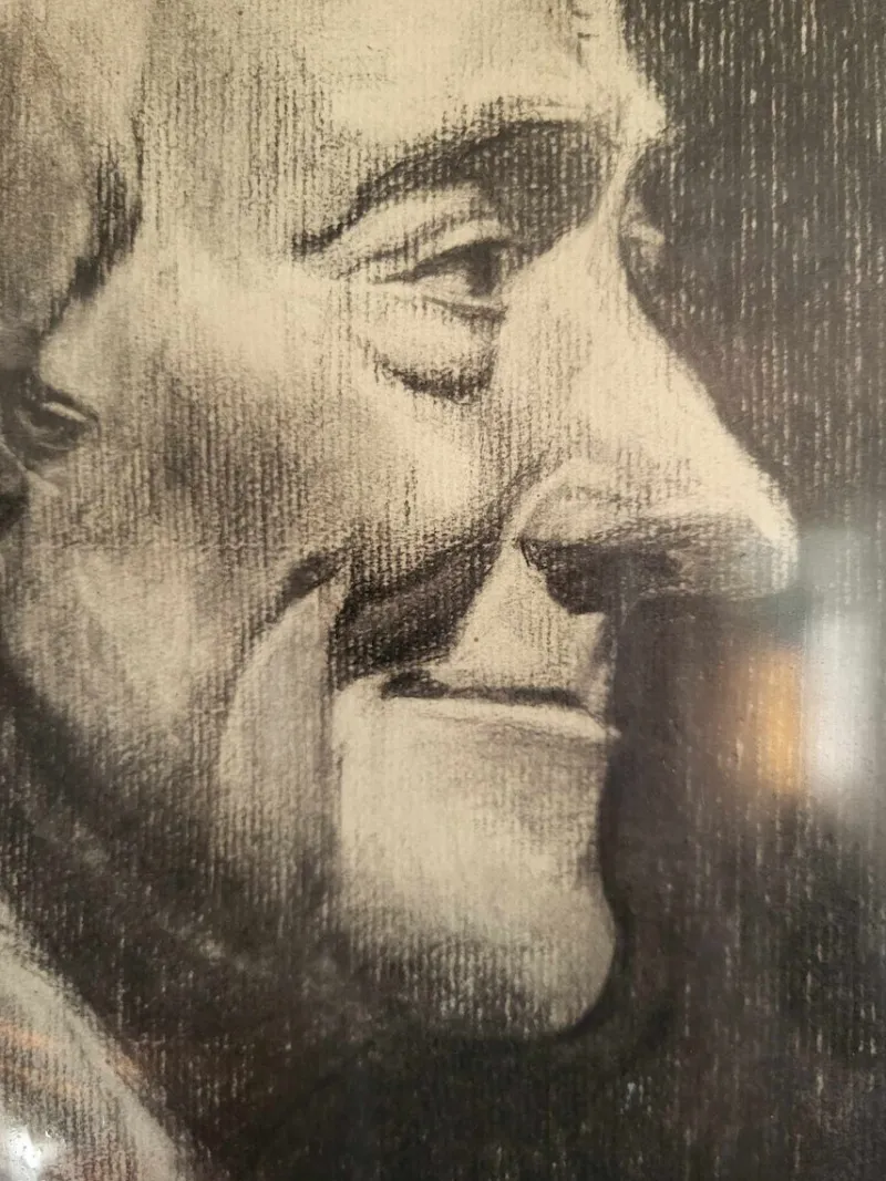 Pamono Gunnar Myhre, Art Deco Portraits, Pencil Drawings, 1927, Set of 2> Art Deco