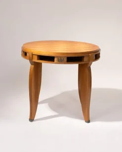 Pamono Guéridon Side Tible attributed to Jules Leleu, 1935> Coffee & Side Tables