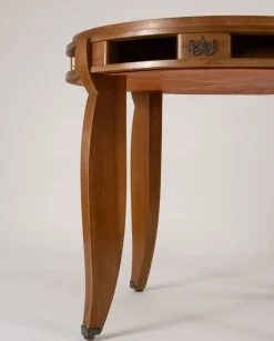 Pamono Guéridon Side Tible attributed to Jules Leleu, 1935><noscript><img width=