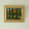 Pamono Gustav, Through the Trees, 1960s, Oil on Canvas, Framed> Contemporary|Mid-Century