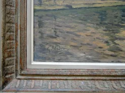 New Pamono Gustave Madelain, Alexander III Bridge and the Banks of the Seine, 1900s, Oil on Canvas