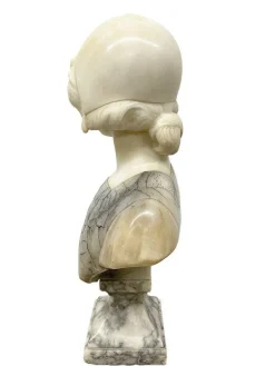 Clearance Pamono Gustave van Vaerenbergh, Female Bust, 1900, Marble