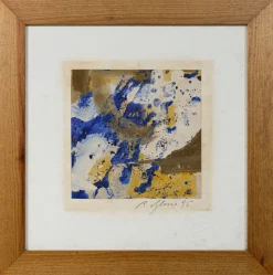 Pamono Gustavo Carbó, Rosalia Blasco, Abstract Painting, 1990s, Gouache