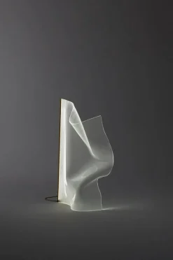 Pamono Gweilo Qin Pe Golden Led Profile Floor Lamp by Partisans><noscript><img width=