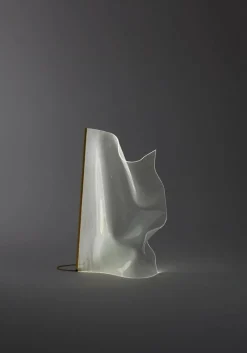 Pamono Gweilo Qin Pe Golden Led Profile Floor Lamp by Partisans><noscript><img width=