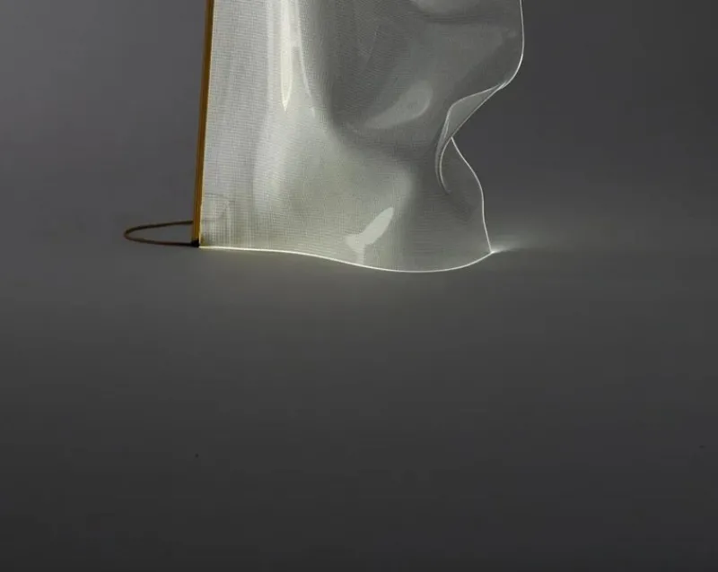 Pamono Gweilo Qin Pe Golden Led Profile Floor Lamp by Partisans> Floor Lamps