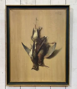 Pamono H. Charles, Still Lifes, 1890s, Oil on Canvases, Framed, Set of 2> Painting