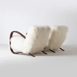 Hot Pamono H-269 Lounge Chairs by Jindrich Halabala, Czechoslovakia, 1950s, Set of 2