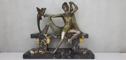 Clearance Pamono H. Molins, Art Deco Figurative Sculpture, 1920s-1940s, Bronze