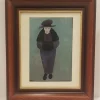 Discount Pamono Halina Dąbrowska, Portrait of Grandmother, Poland, 1964, Oil on Canvas, Framed