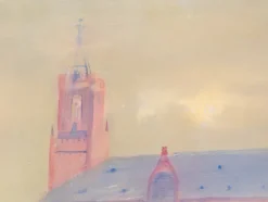 Pamono Hamburger Harbor, Oil on Canvas><noscript><img width=