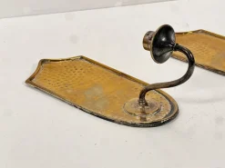 Hot Pamono Hammered Brass Wall Sconces, 1960s, Set of 2