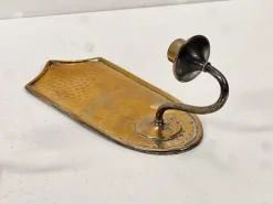 Hot Pamono Hammered Brass Wall Sconces, 1960s, Set of 2
