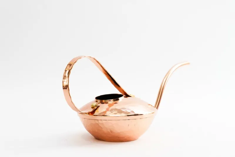 Discount Pamono Hammered Copper Watering Can from VEB Kunstschmiede Neuruppin, Germany, 1960s