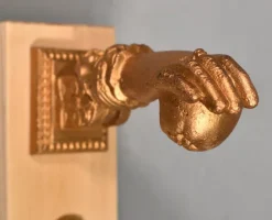 Pamono Hand of Fatima Door Knocker in Iron from Camion Frères><noscript><img width=