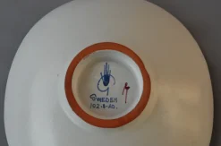 Pamono Hand Painted Bowl by Stig Lindberg for Gustavsberg, Sweden, 1950s><noscript><img width=