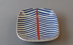 Pamono Hand Painted Bowl by Stig Lindberg for Gustavsberg, Sweden, 1950s><noscript><img width=