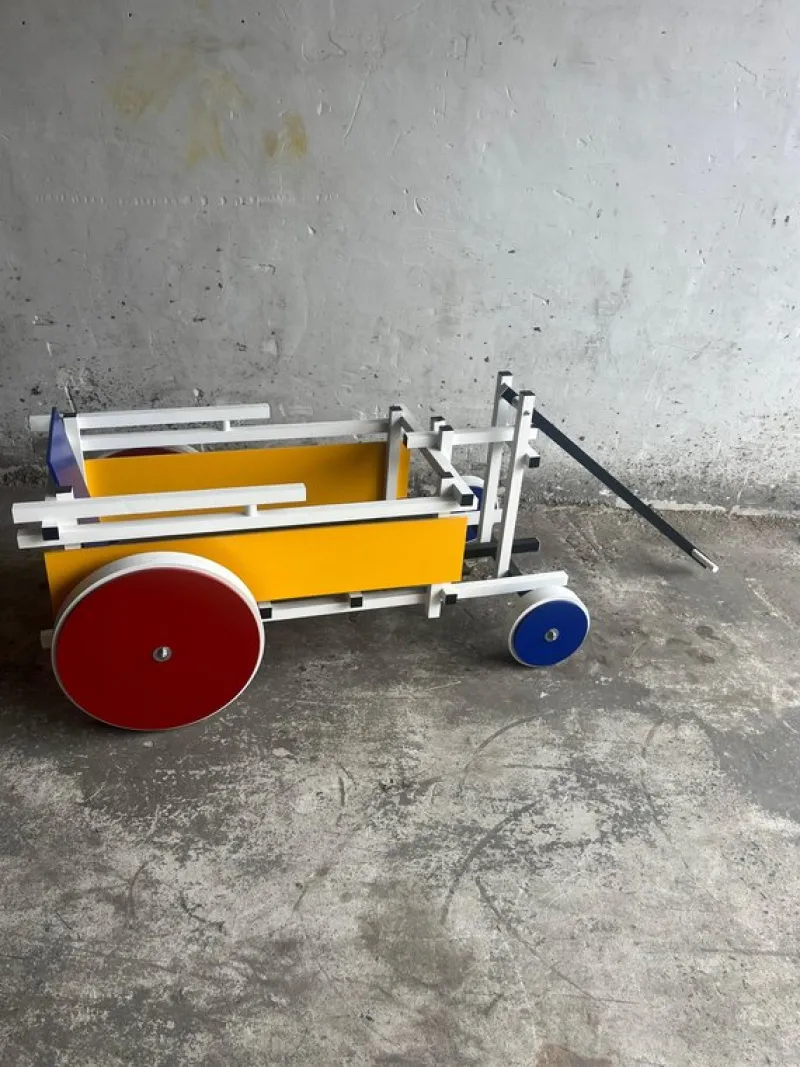 Pamono Handcart in the style of Gerrit Thomas Rietveld, 1920s> Garden Accessories