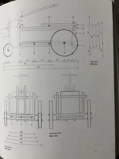 Pamono Handcart in the style of Gerrit Thomas Rietveld, 1920s><noscript><img width=