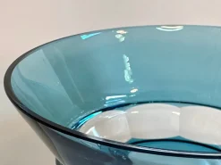Pamono Handcrafted Art Deco Crystal Glass Bowl from Ludwig Moser & Söhne Karlsbad, Czechoslovakia, 1920s><noscript><img width=