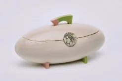 Pamono Handcrafted Oval Ceramic Urn by Heidi Hartmann> Decorative Objects